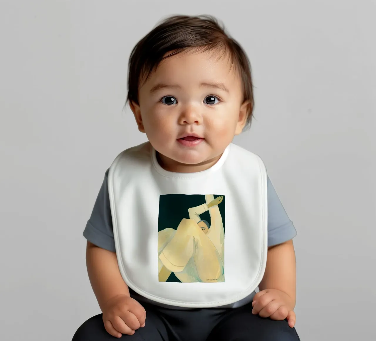 Hanna Peterson The Dream baby bib by Davidprint