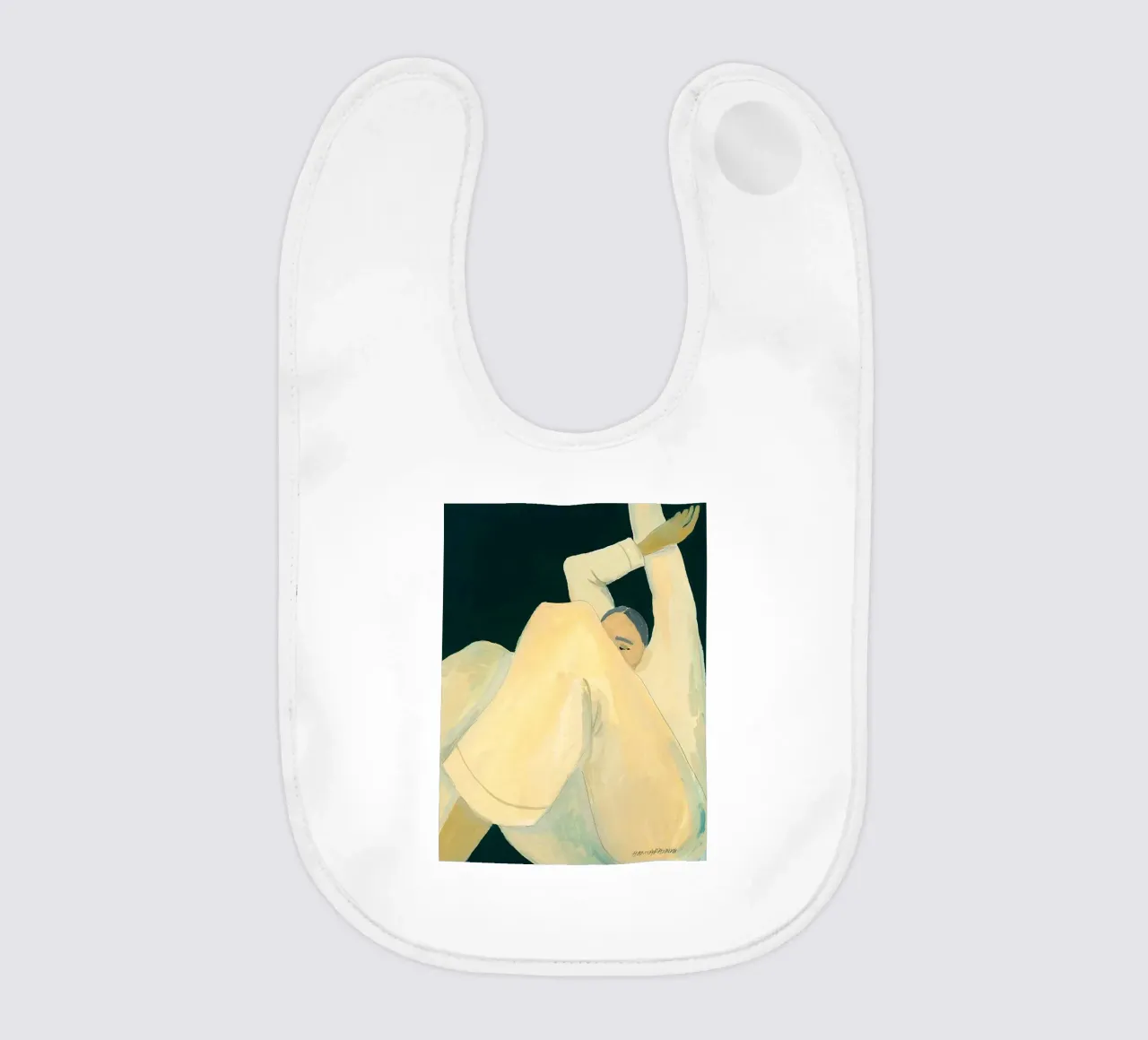 Hanna Peterson The Dream baby bib by Davidprint
