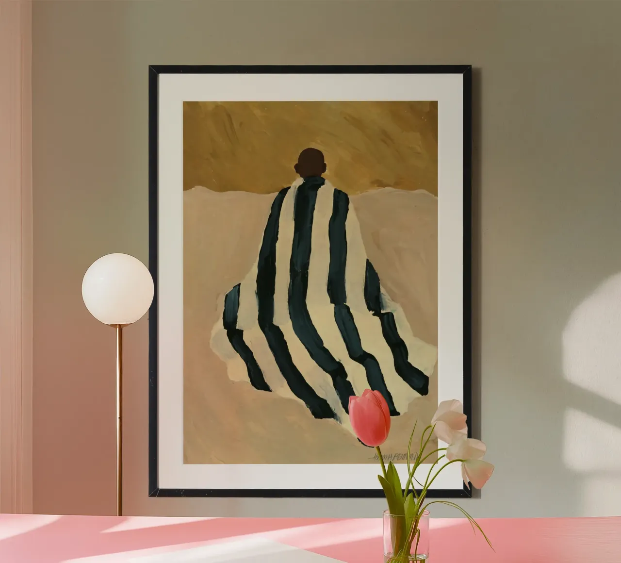 Hanna peterson la duna poster con telaio in plastica da Davidprint