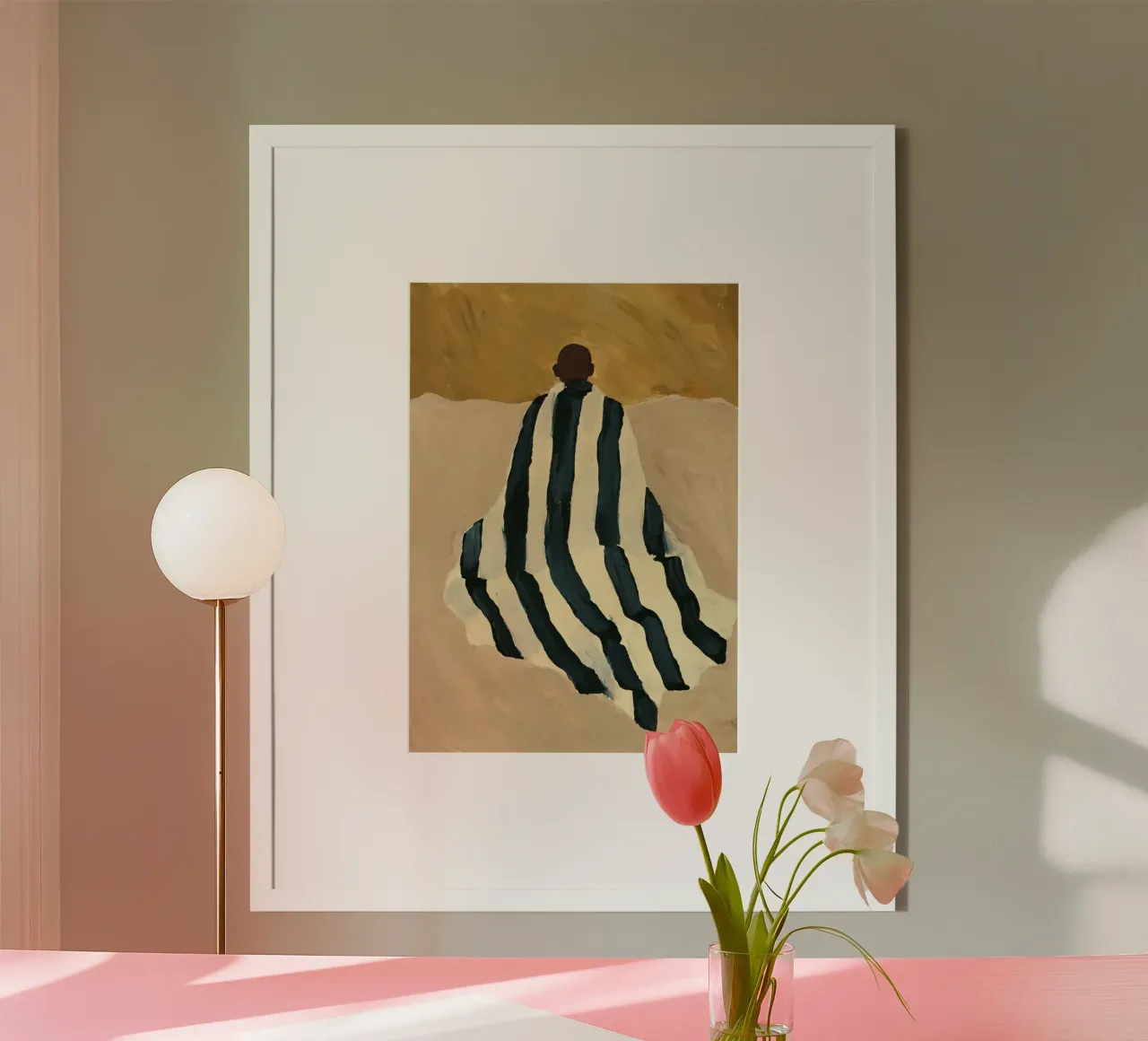 Hanna peterson la duna poster con telaio in plastica da Davidprint