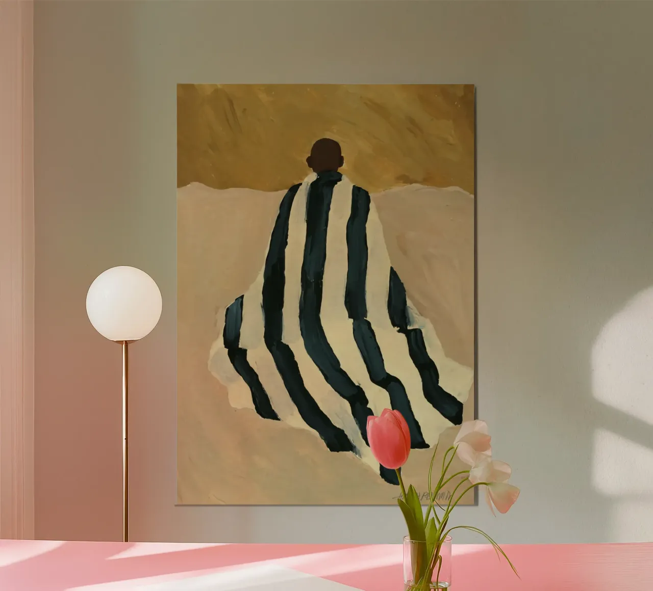 Hanna peterson la duna poster con telaio in plastica da Davidprint