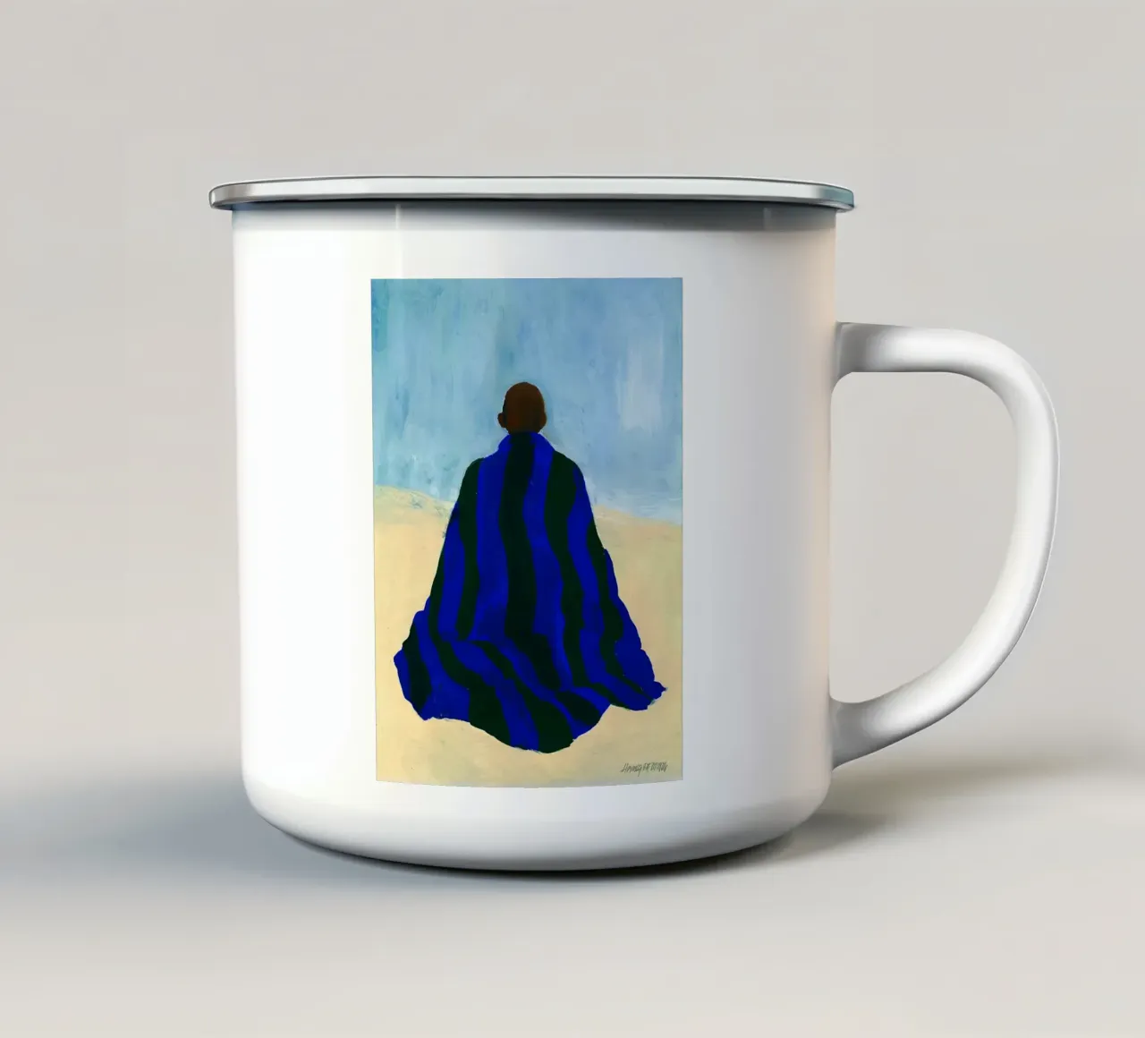 Hanna Peterson Tranquil tazza in smalto da Davidprint