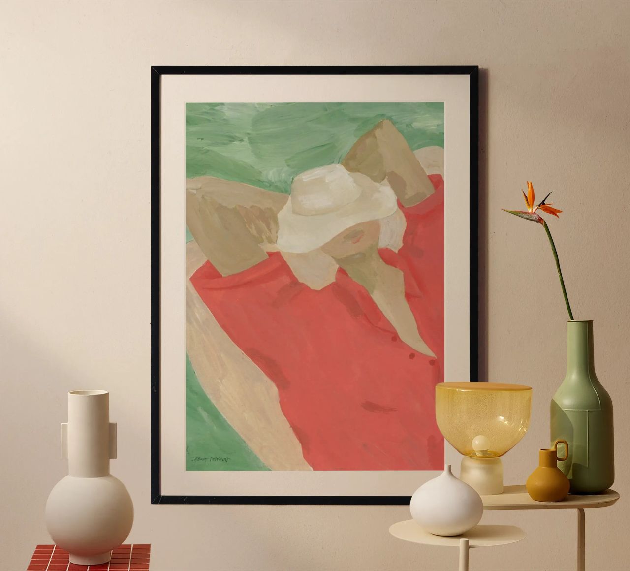 Hanna Peterson Urlaub Poster von Davidprint