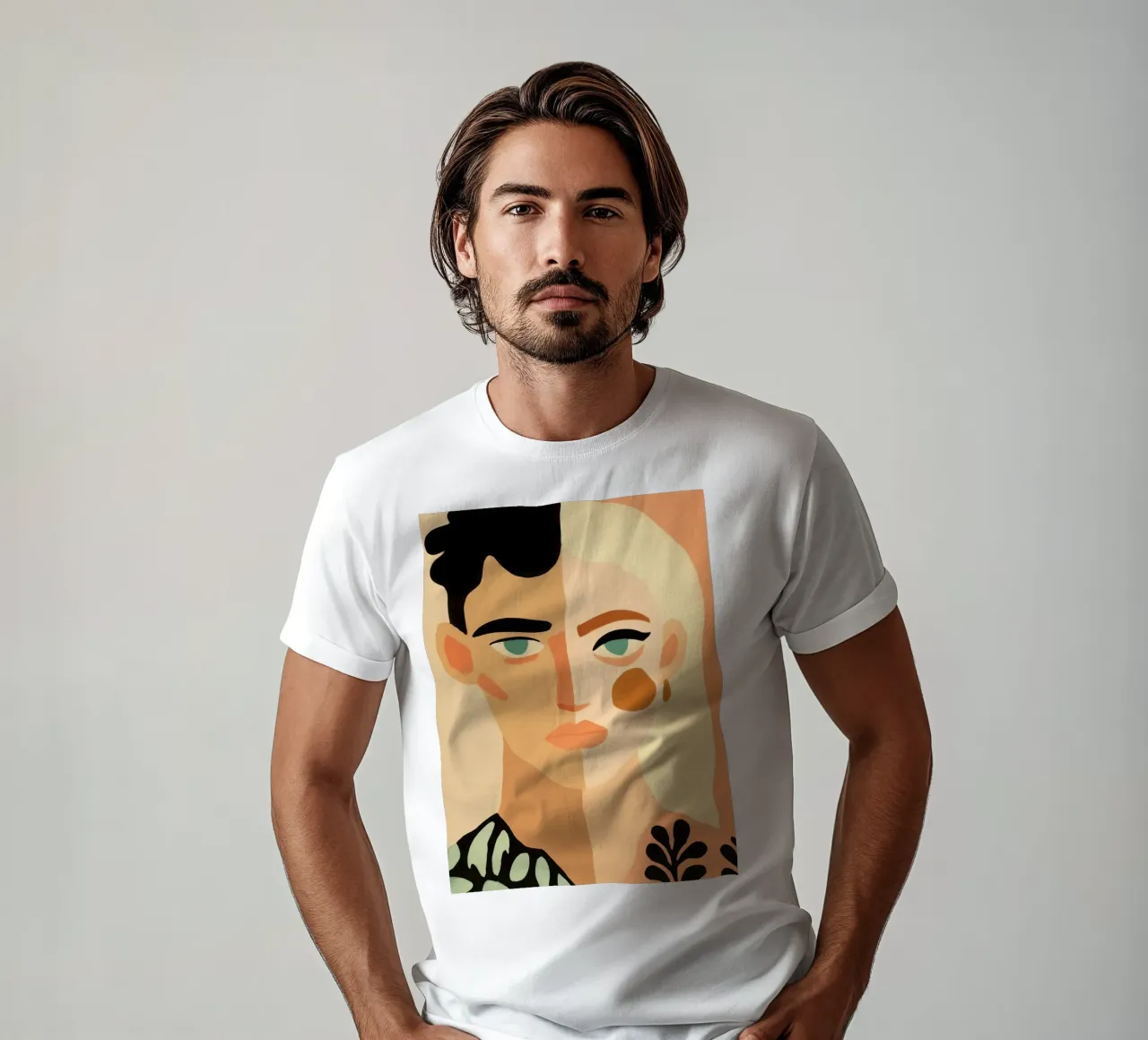 Identità e dualità dell'uomo e della donna | Stile Boho t-shirt da Autofocus