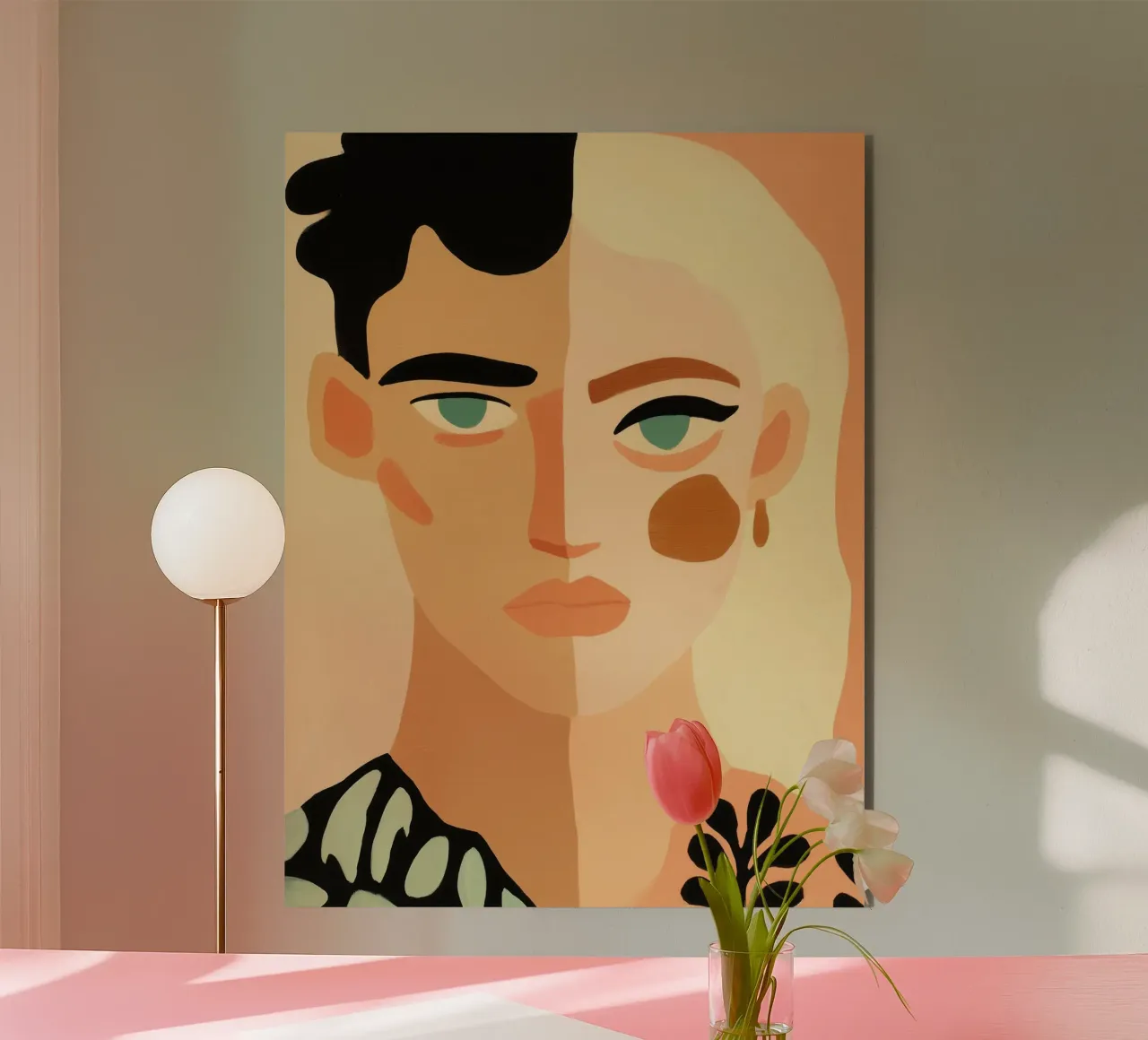 Identità e dualità dell'uomo e della donna | Stile Boho alluminio dibond da Autofocus
