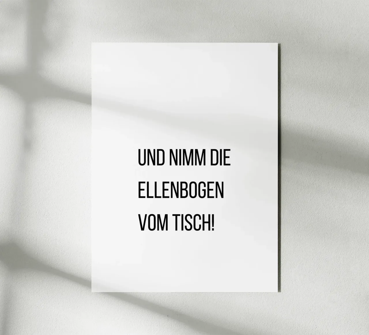 Spruch Küche, Esszimmer, Teenager, Elternsein alu dibond de keinkonzept