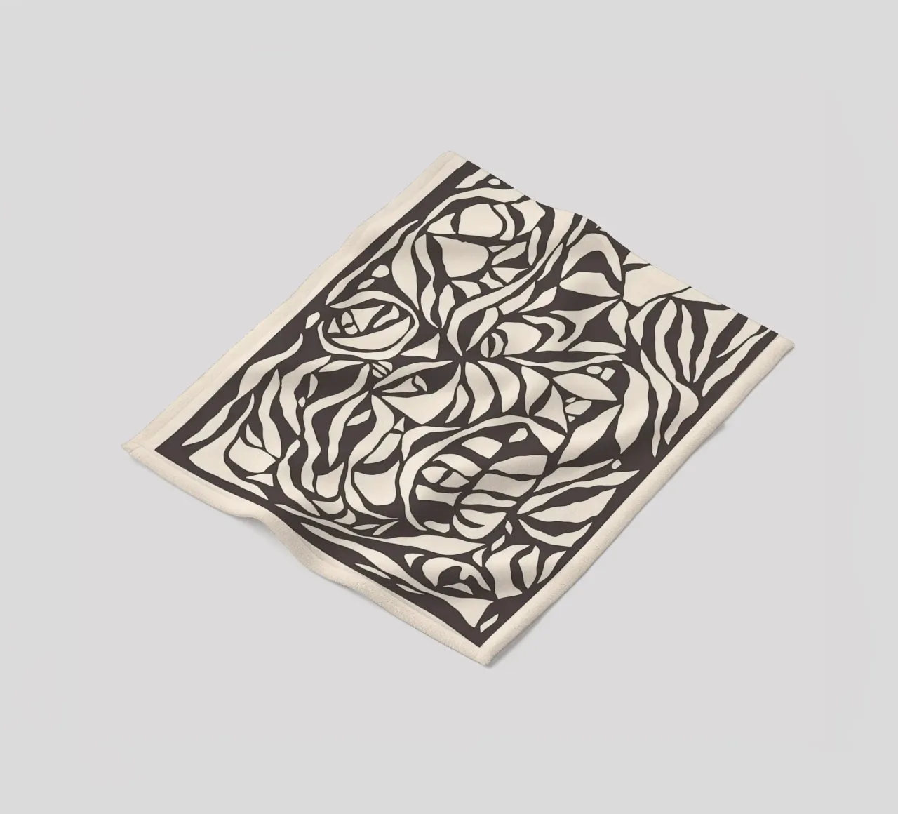 Hein Studio Natura morta nera coperta in pile da Niklasprint