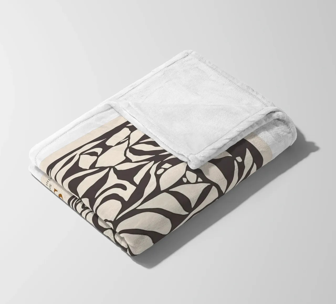 Hein Studio Natura morta nera coperta in pile da Niklasprint