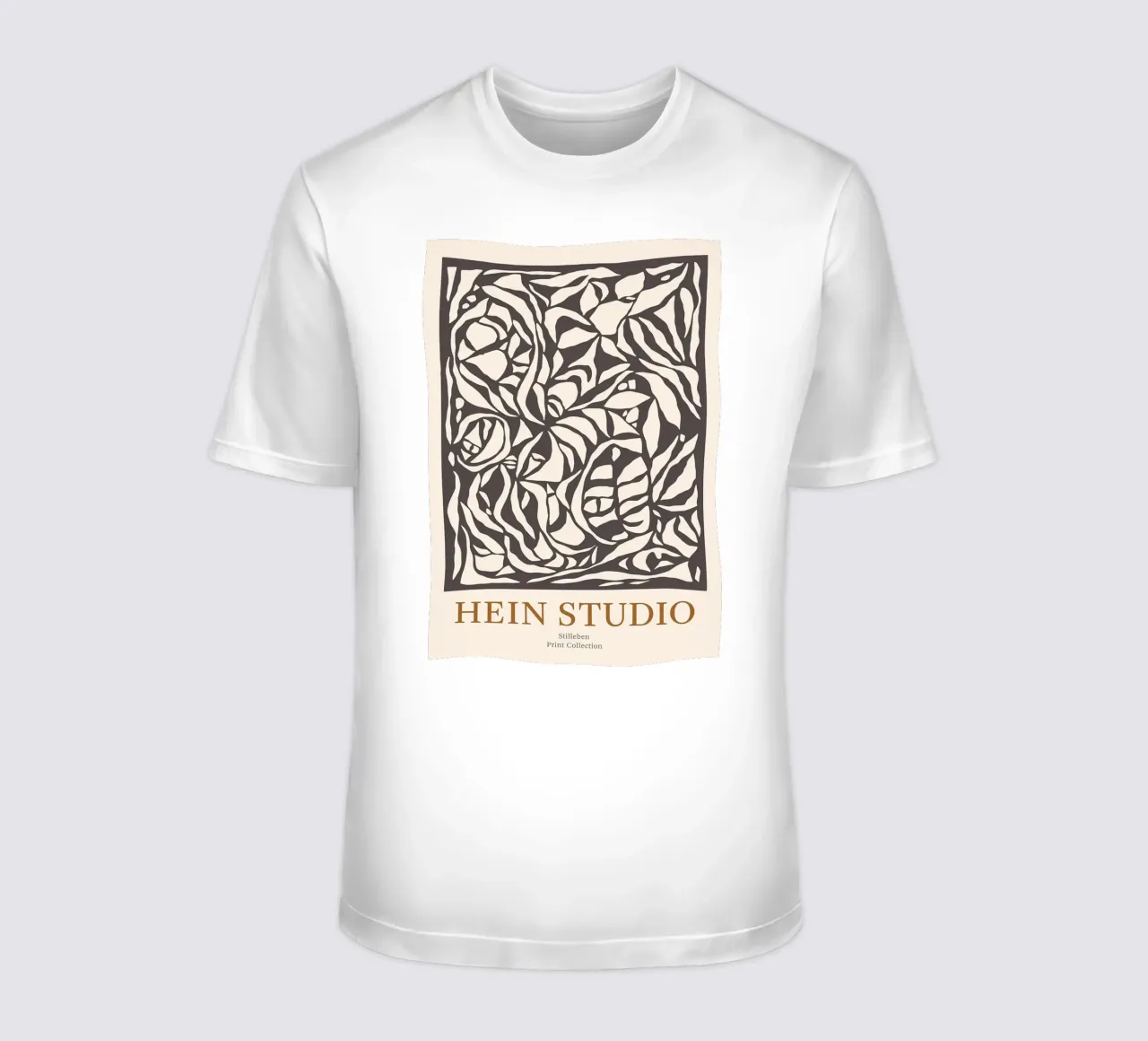 Hein Studio Natura morta nera t-shirt da Niklasprint