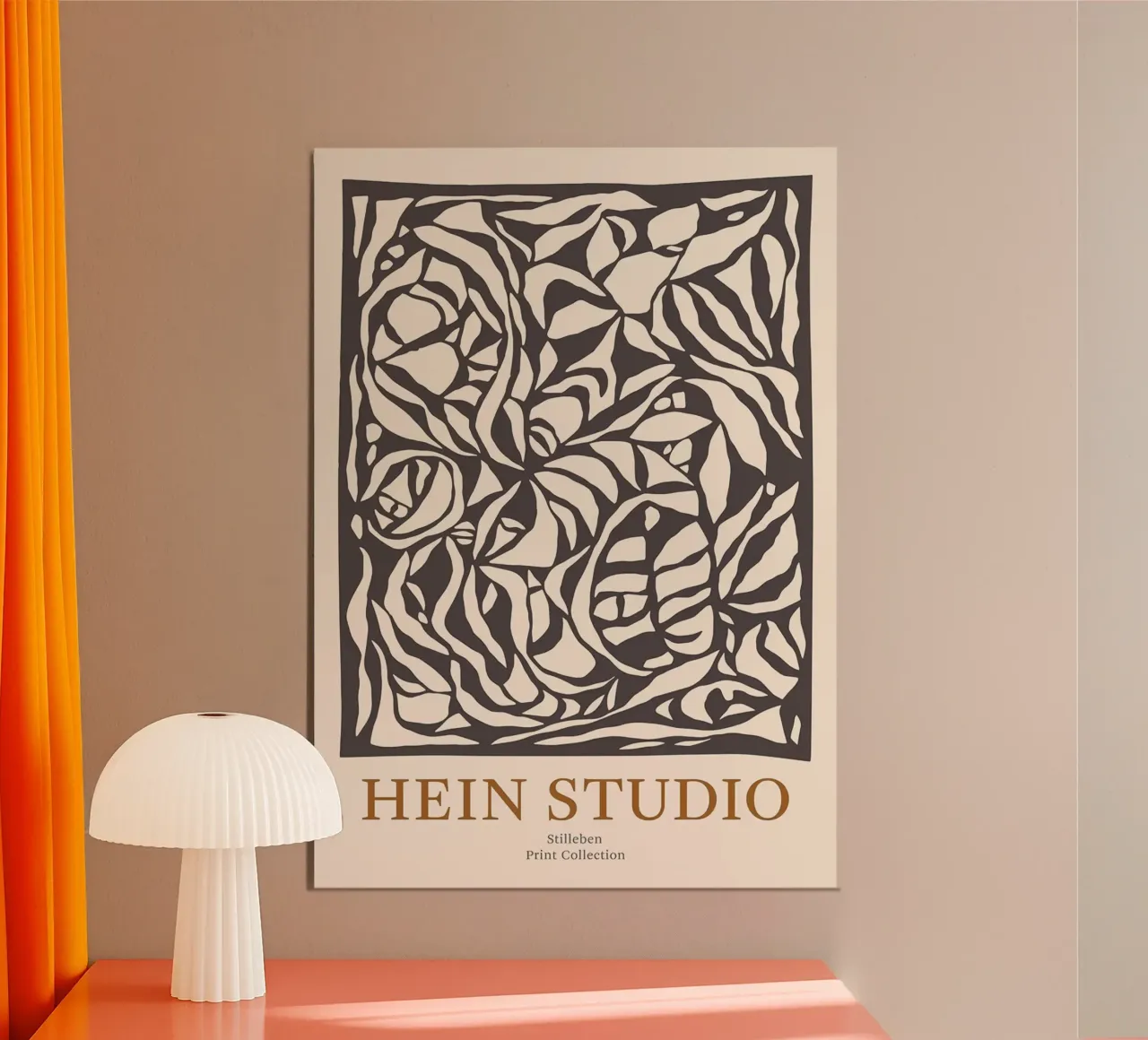 Hein Studio Natura morta nera alluminio dibond da Niklasprint