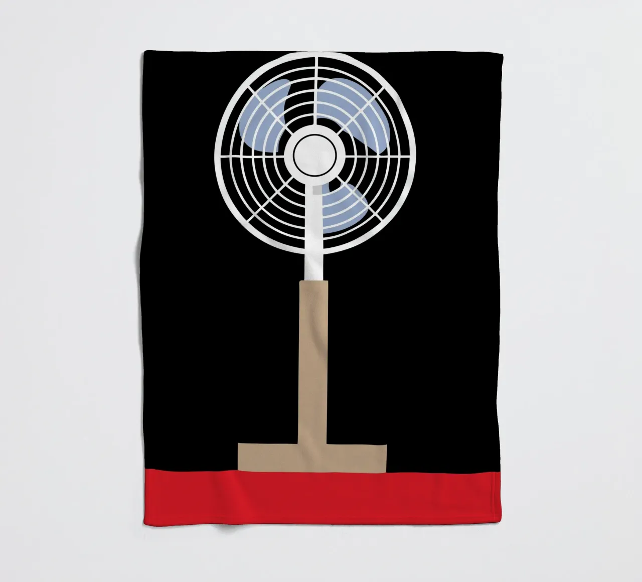 Fan fleece blanket by LOOK DIFFERENT