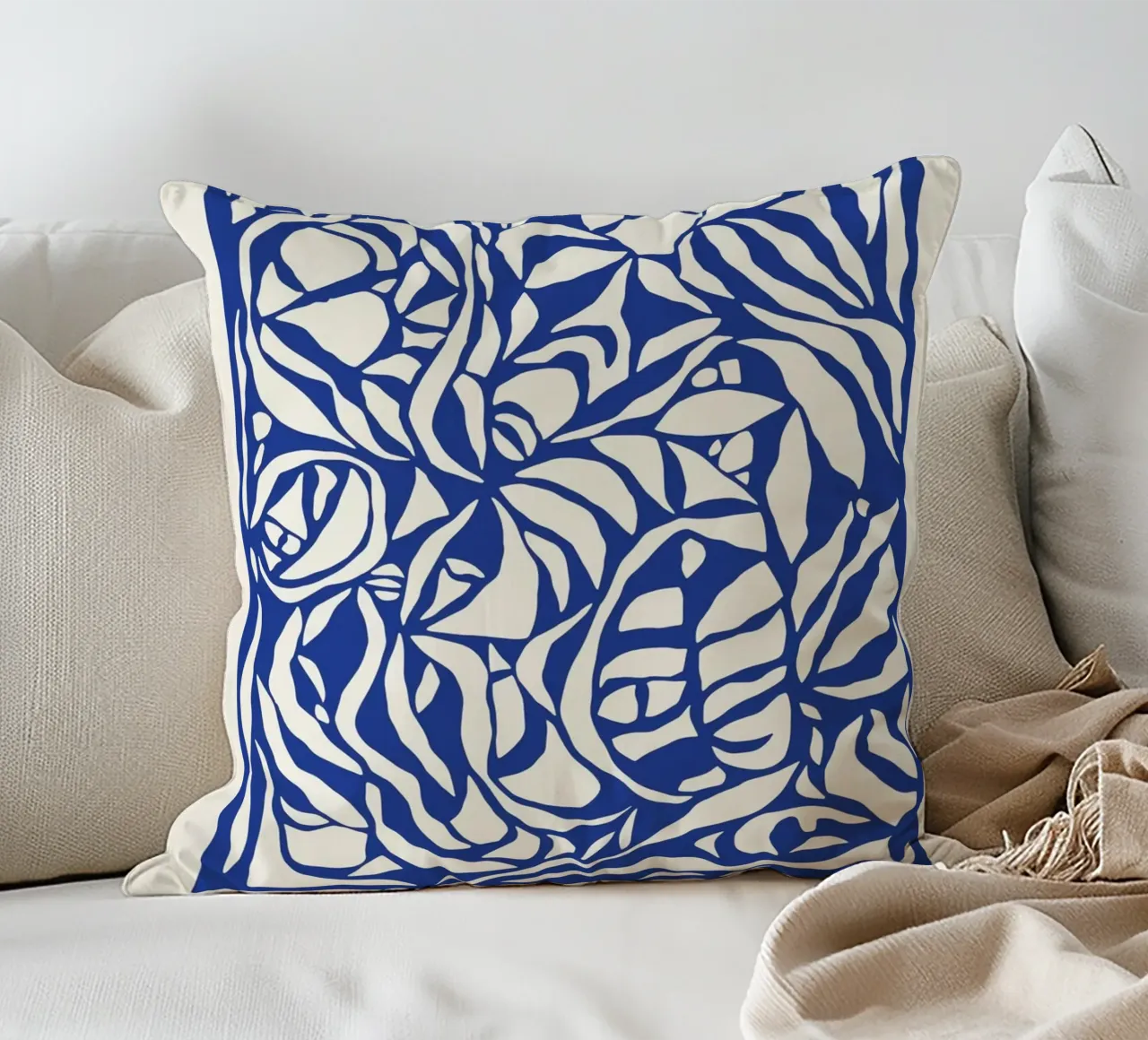 Hein Studio Natura morta blu cuscino da Niklasprint