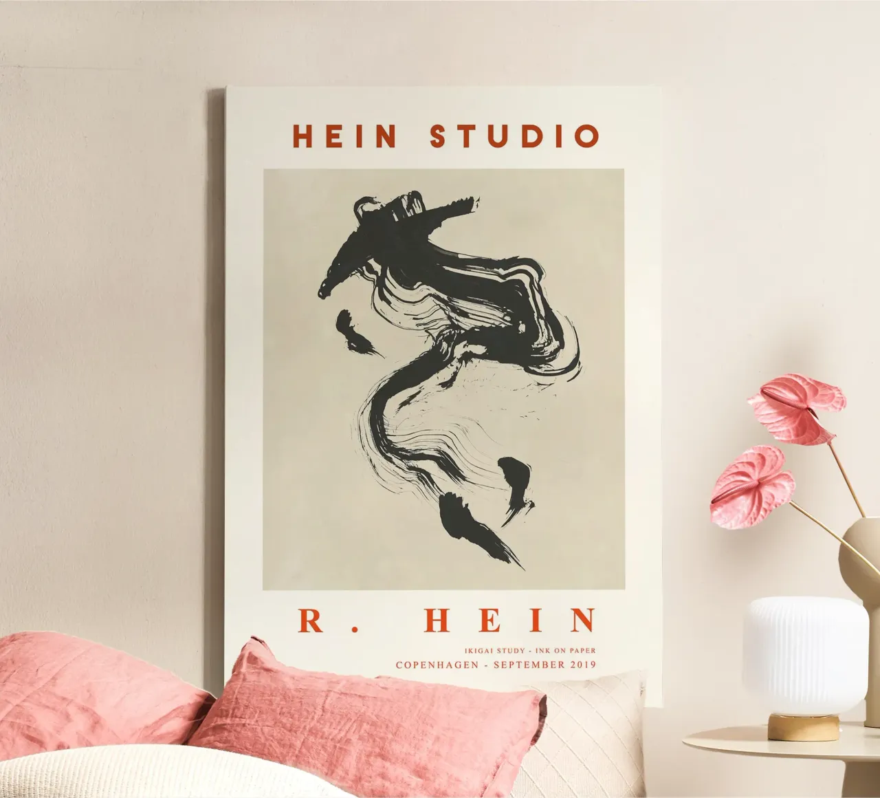 Hein Studio ikigai no 2 tela con Cornice a cassetta da Niklasprint