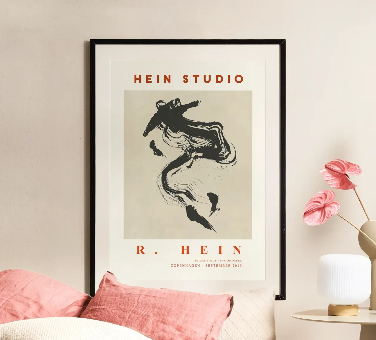 Hein Studio ikigai no 2 poster con telaio in legno da Niklasprint
