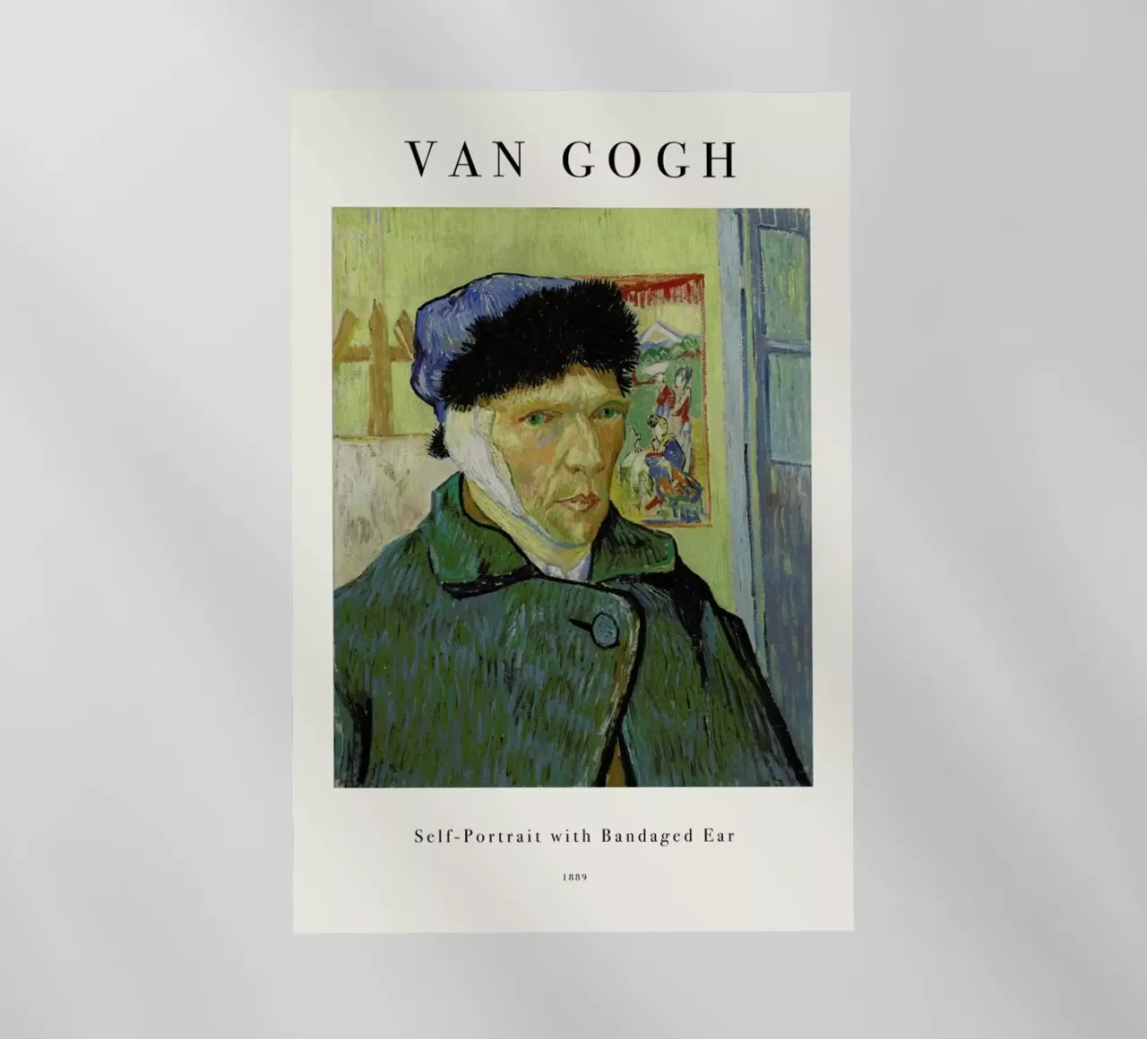 van Gogh - Self-Portrait with Bandaged Ear pellicola backlit da ARTOTHEK