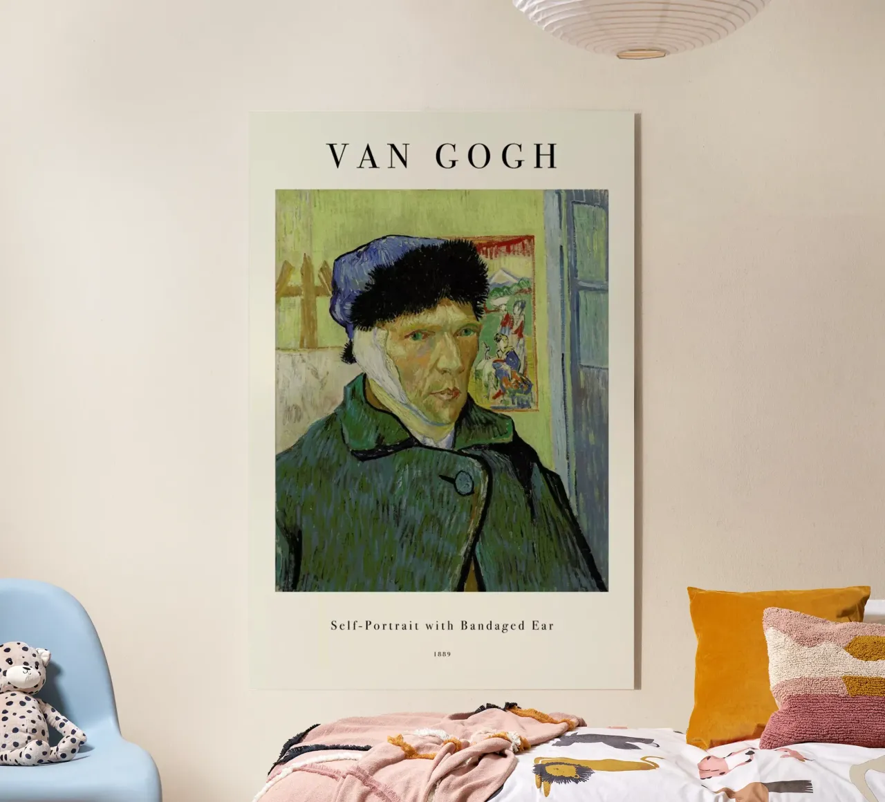 van Gogh - Self-Portrait with Bandaged Ear metacrilato de ARTOTHEK