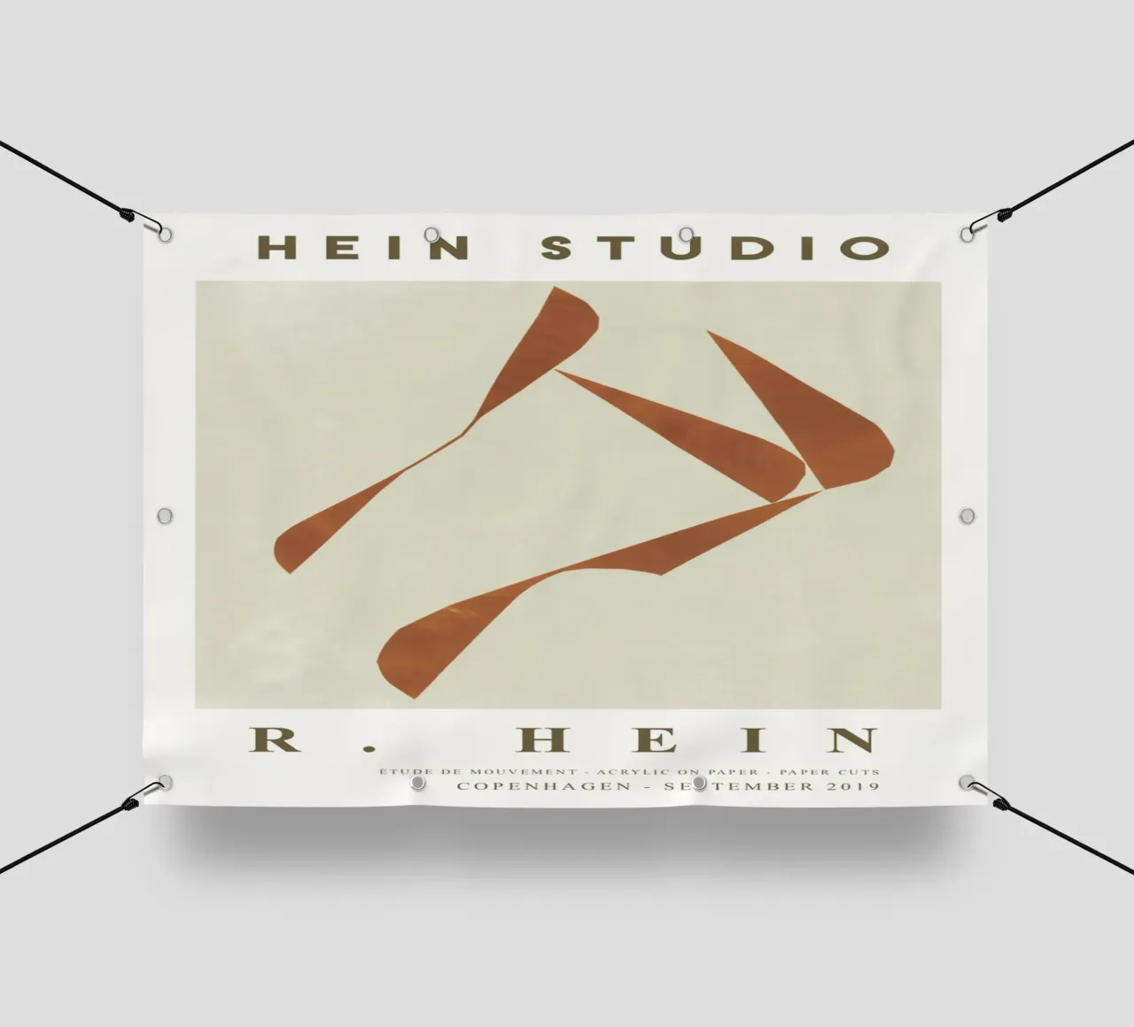 Hein Studio Mouvement n. 6 telo in pvc da Niklasprint