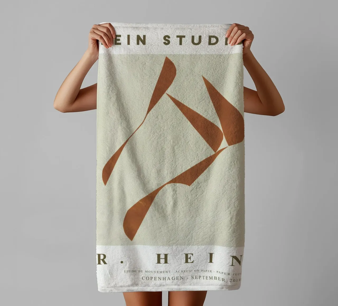 Hein Studio Mouvement n. 6 asciugamano da bagno da Niklasprint