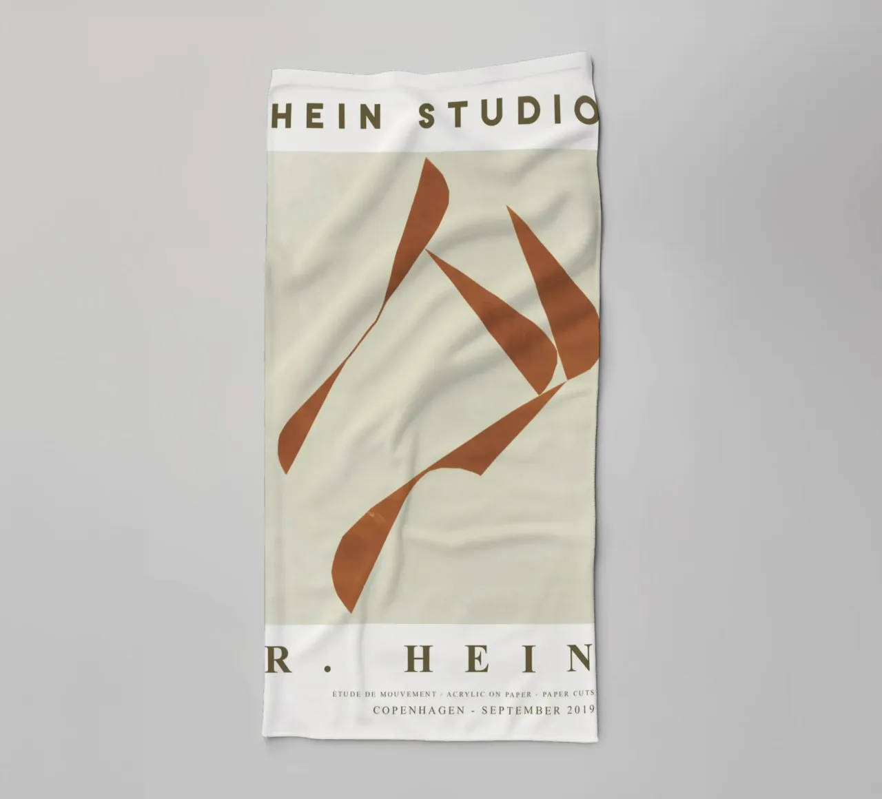 Hein Studio Mouvement n. 6 asciugamano da bagno da Niklasprint
