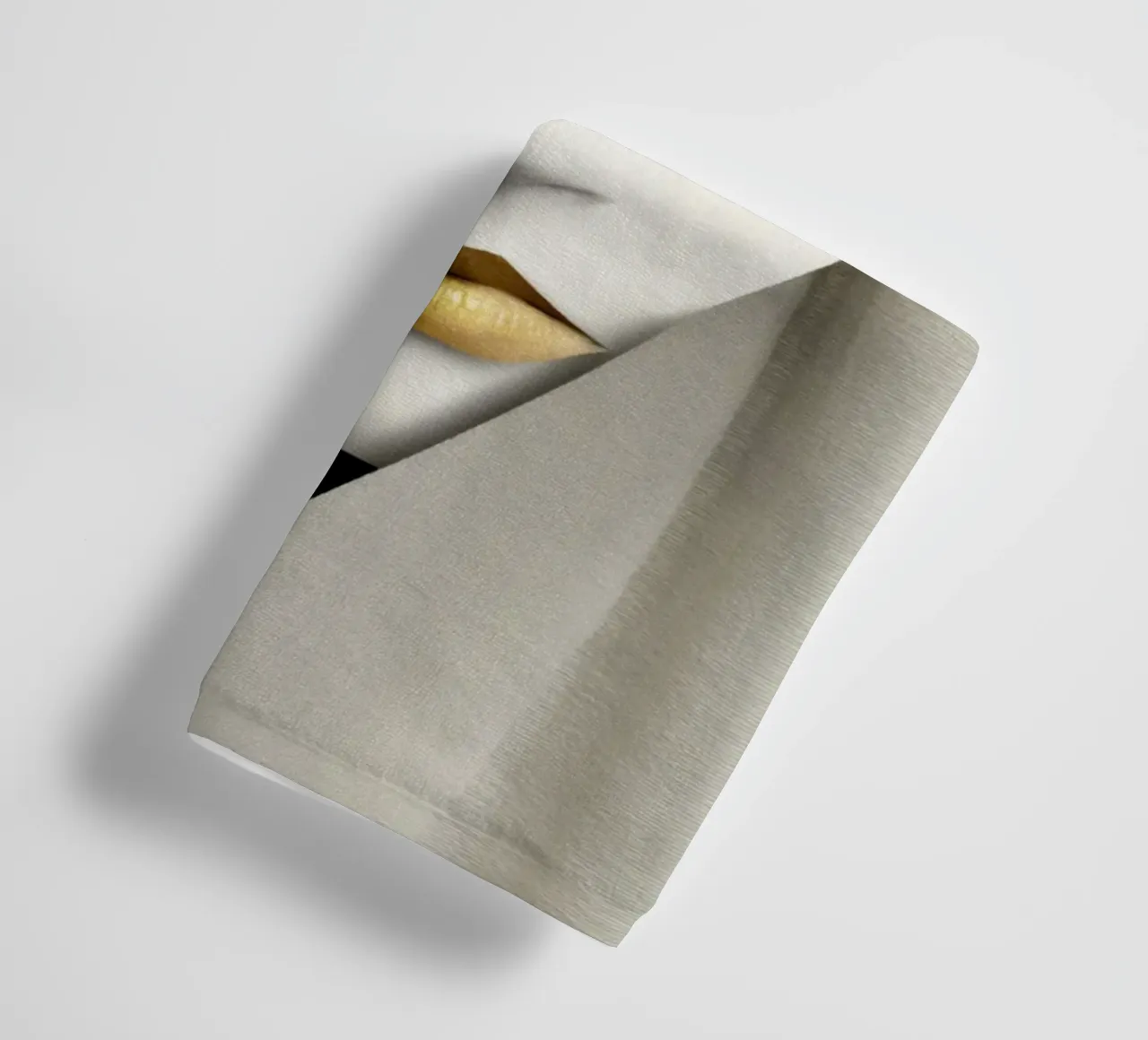 Abstract Portrait Collage with Gold and Monochrome Textures towel by Modern Muse
