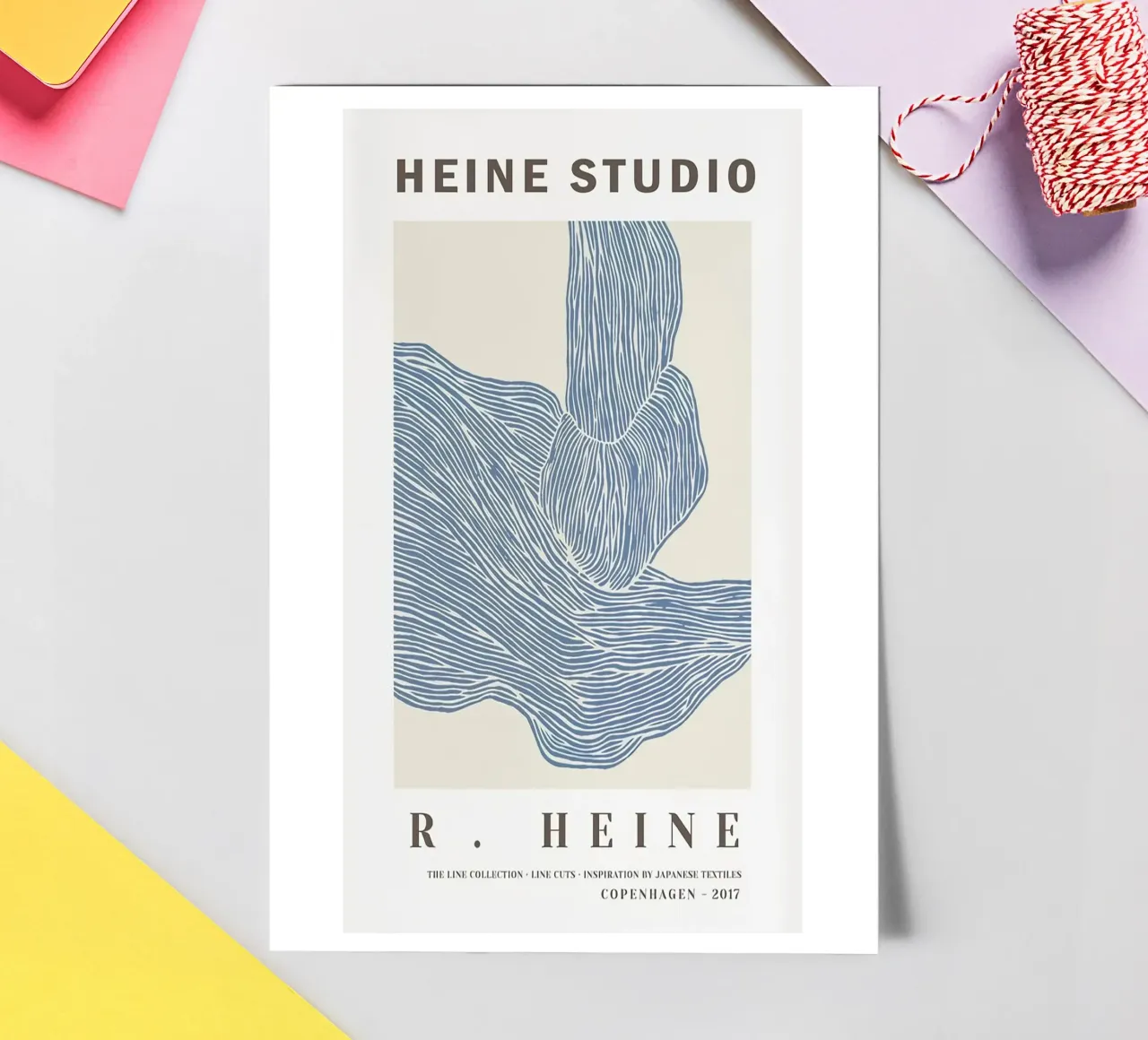 R. heine La collezione di linee foglio adesivo da Niklasprint