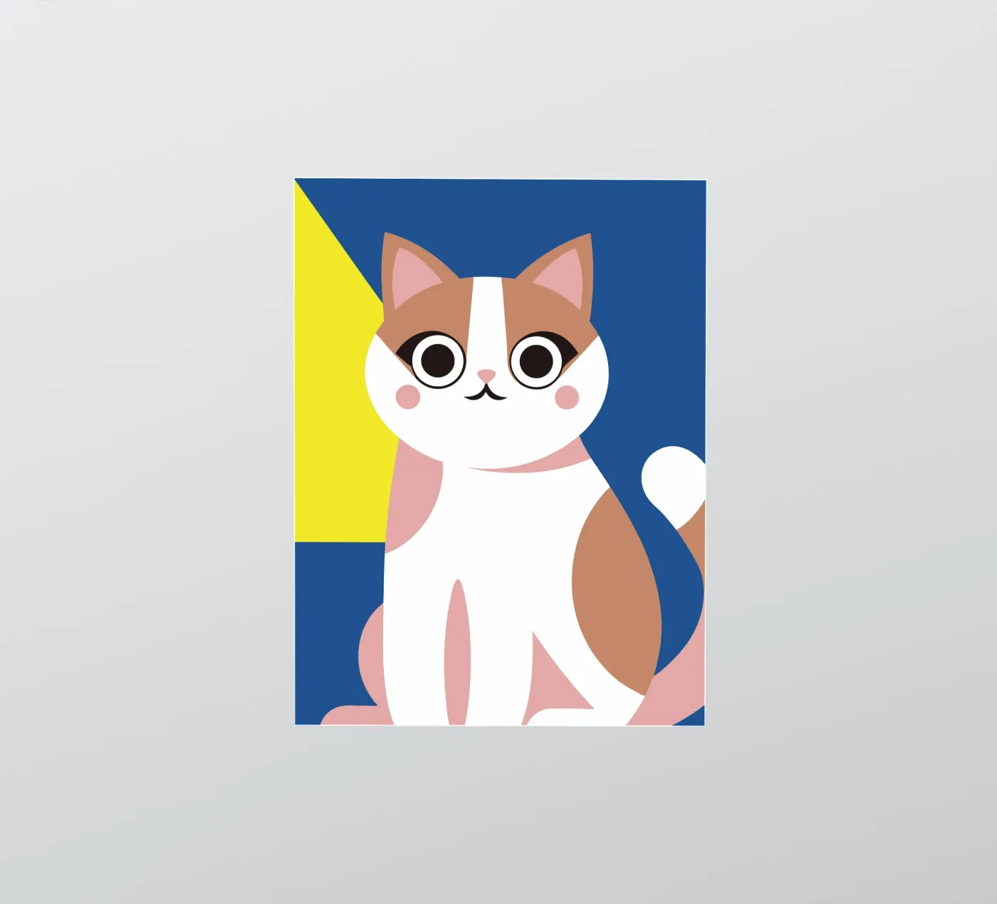 Cat sticker by LOOK DIFFERENT