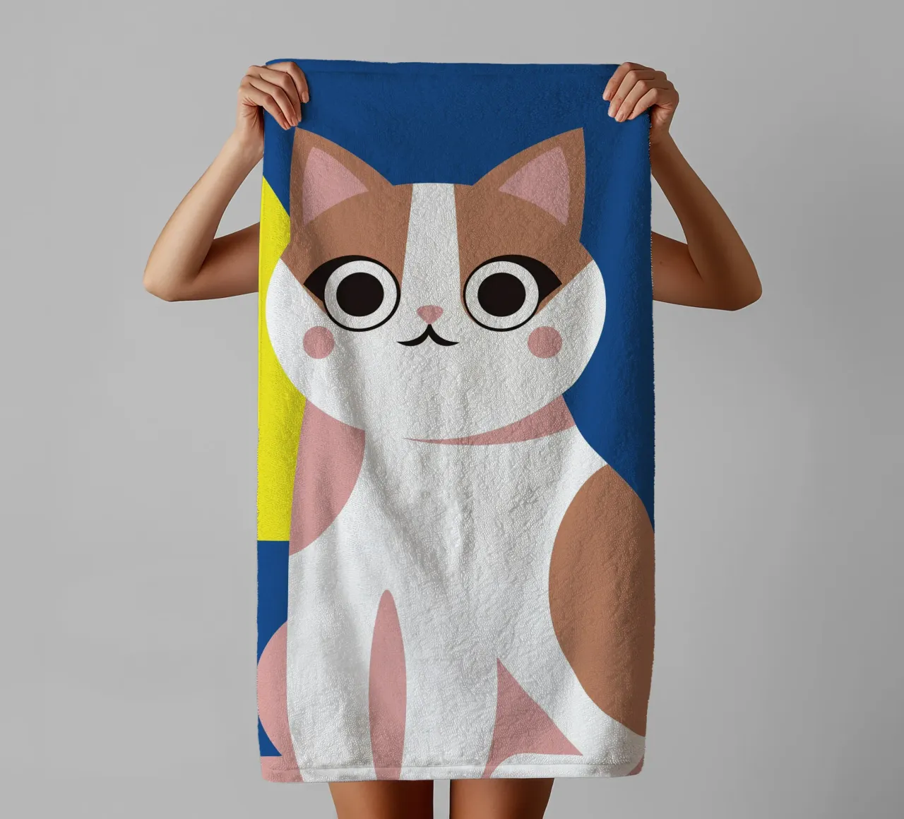 Gatto asciugamano da bagno da LOOK DIFFERENT