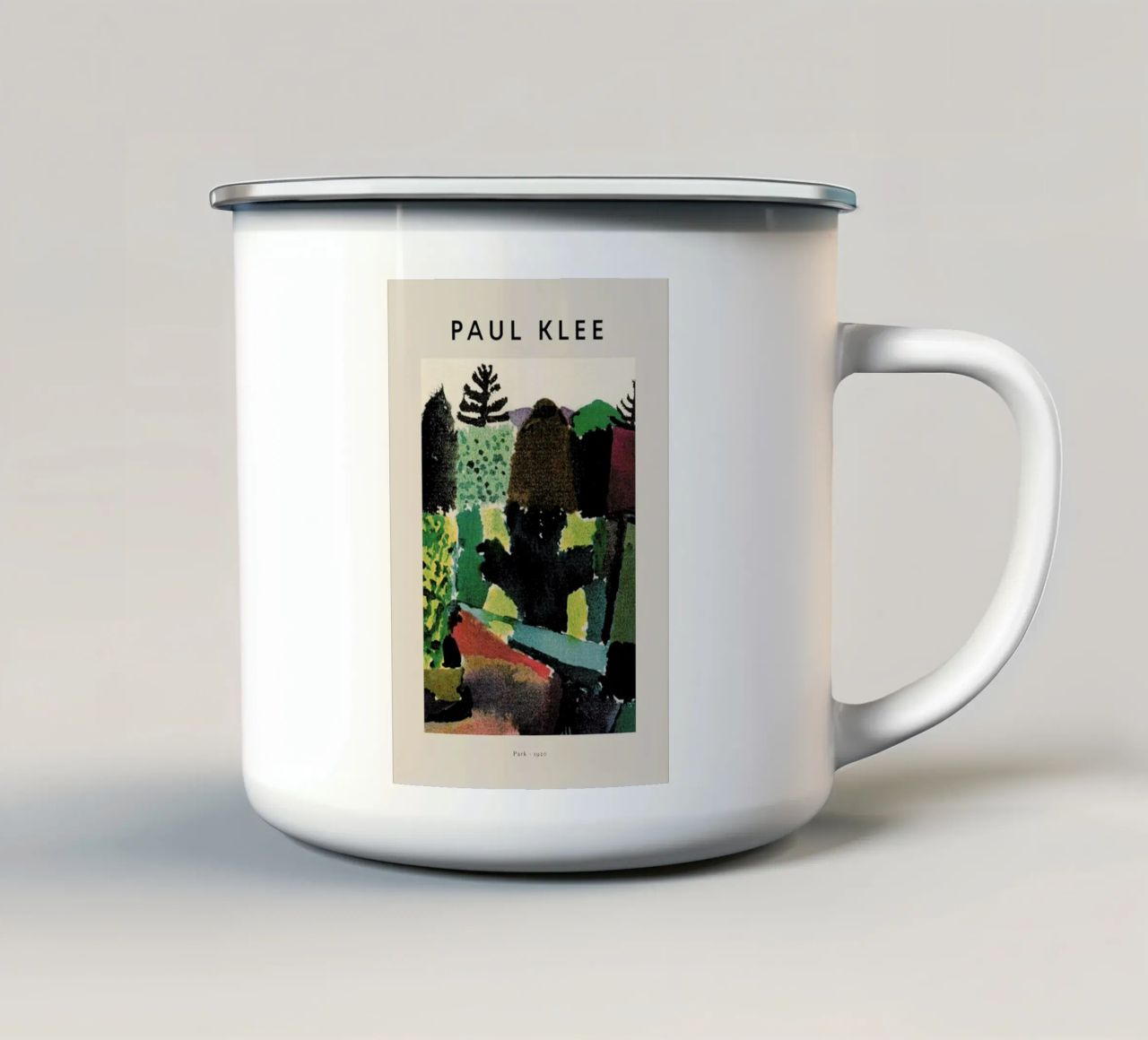 Paul Klee - Park - 1920 tazza in smalto da Vintage by JUNIQE
