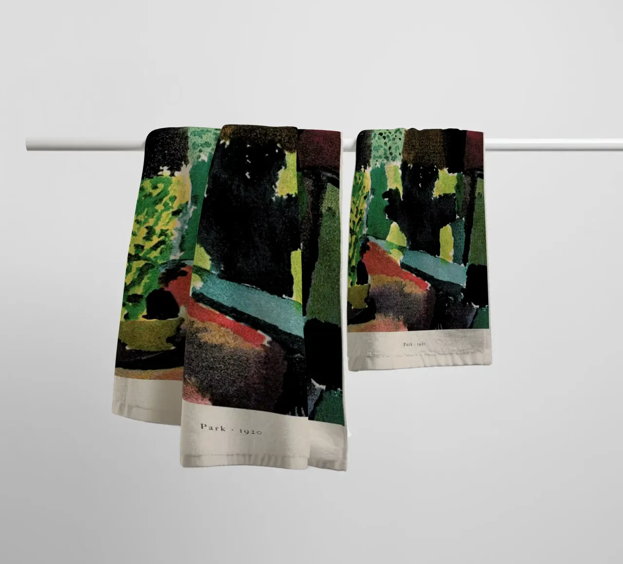 Paul Klee - Park - 1920 towel by Vintage by JUNIQE
