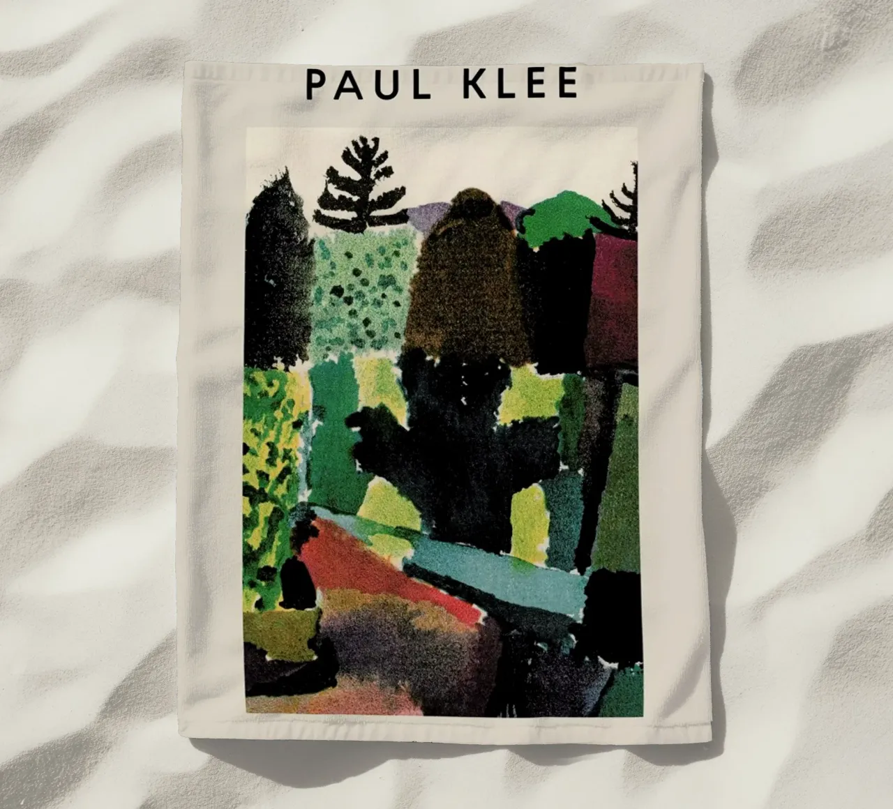Paul Klee - Park - 1920 beach towel by Vintage by JUNIQE