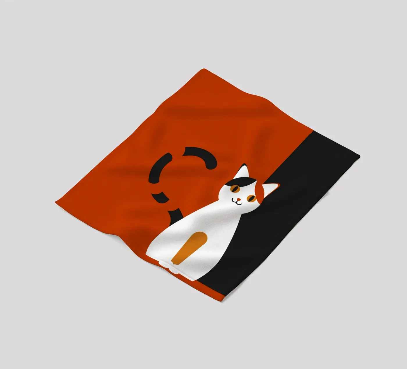 Katze Fleecedecke von LOOK DIFFERENT