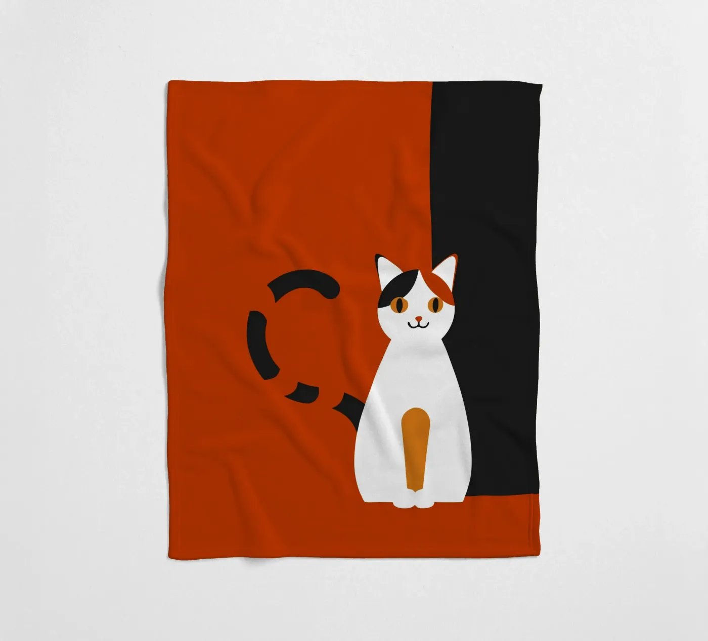 Katze Fleecedecke von LOOK DIFFERENT