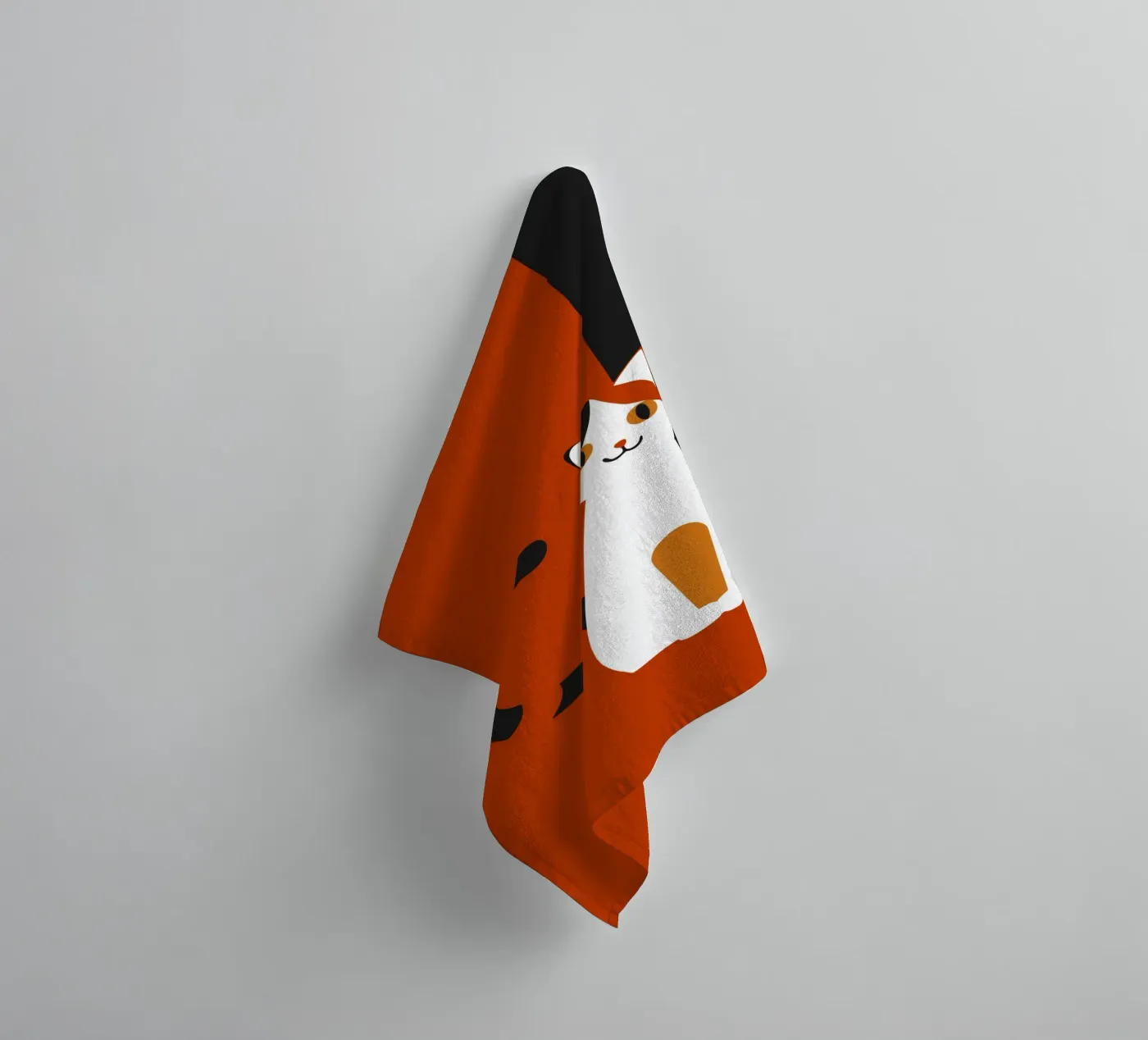 Cat towel by LOOK DIFFERENT