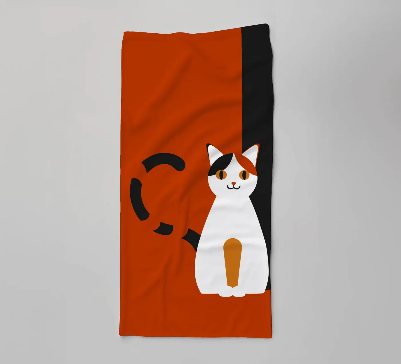Cat towel by LOOK DIFFERENT