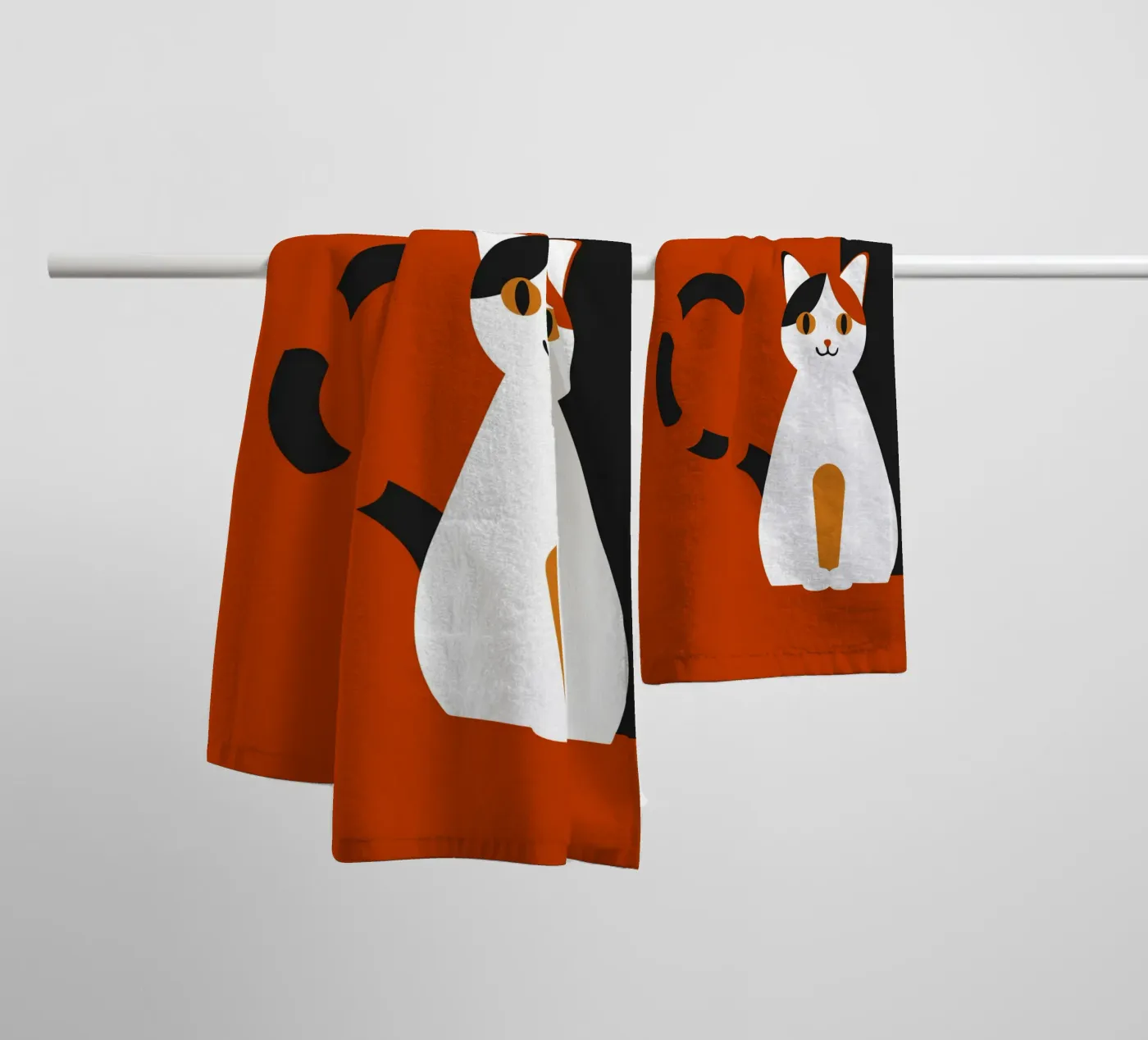 Cat towel by LOOK DIFFERENT