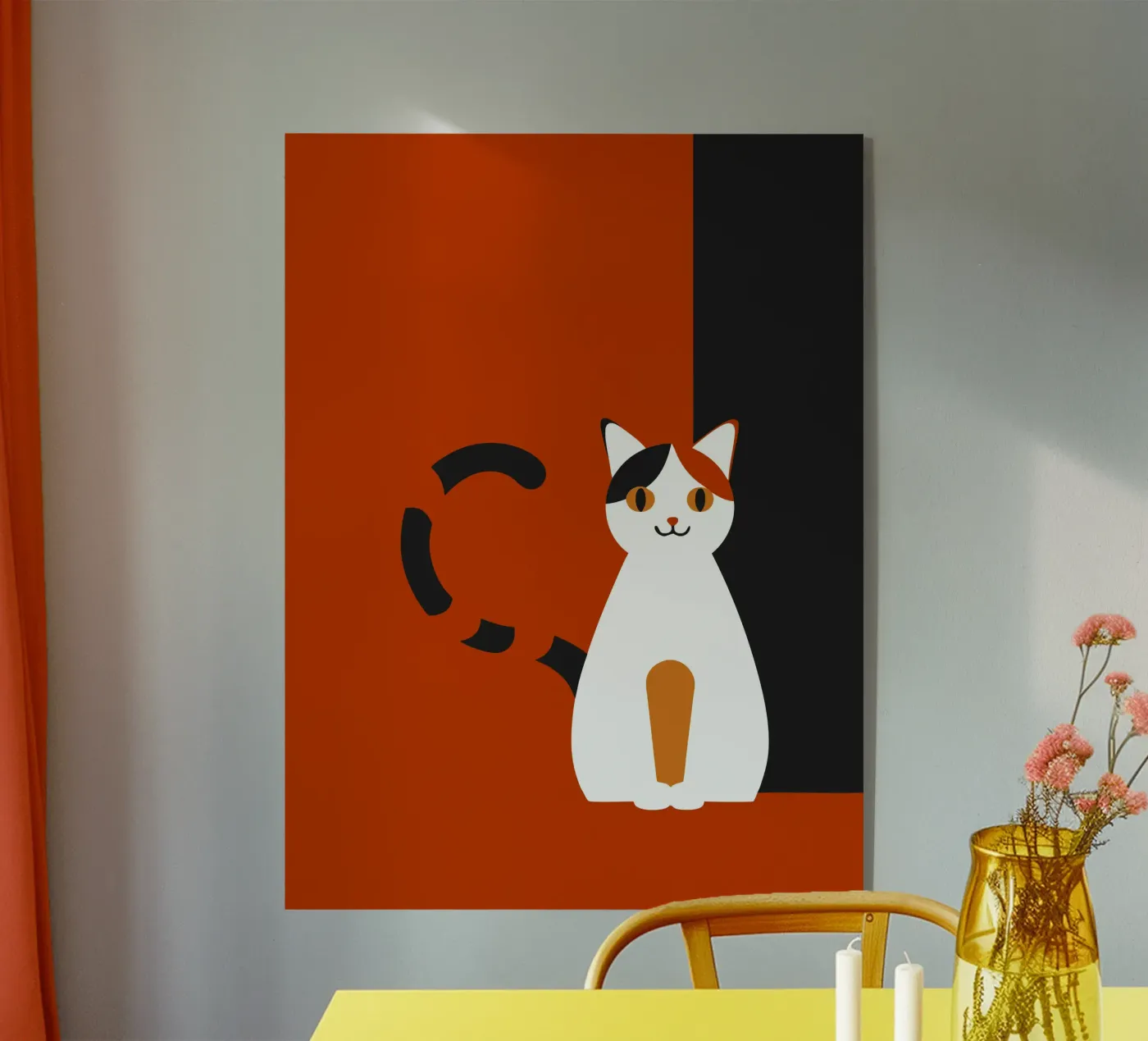 Kat acryl van LOOK DIFFERENT