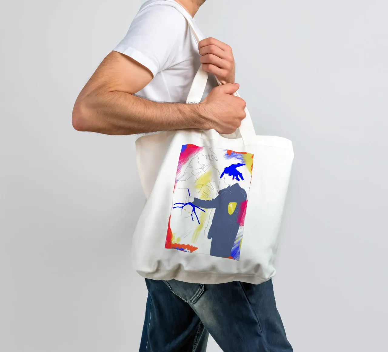 Demons borsa in juta da Bedfrnt Art