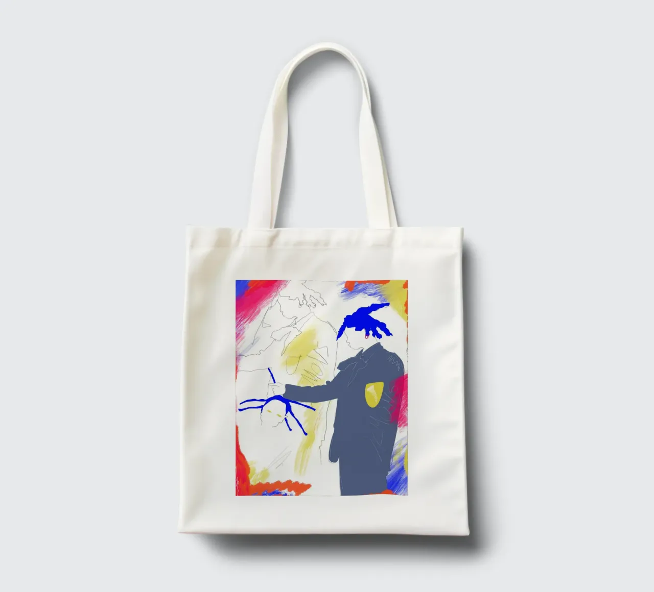 Demons borsa in juta da Bedfrnt Art