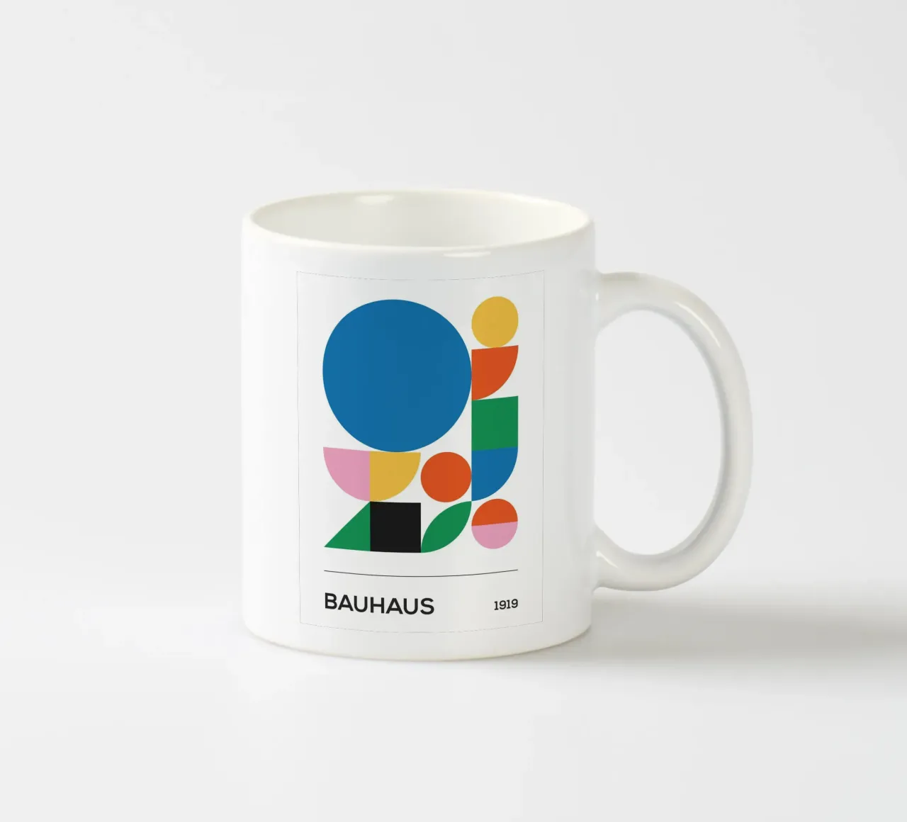 Affiche Bauhaus Keramik Tasse von Posutã