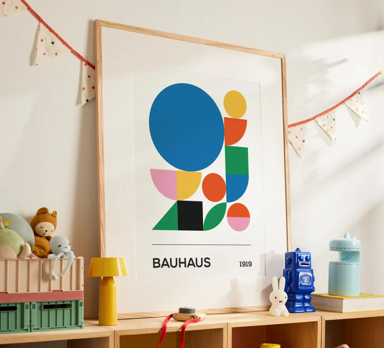 Affiche Bauhaus poster con telaio in plastica da Posutã