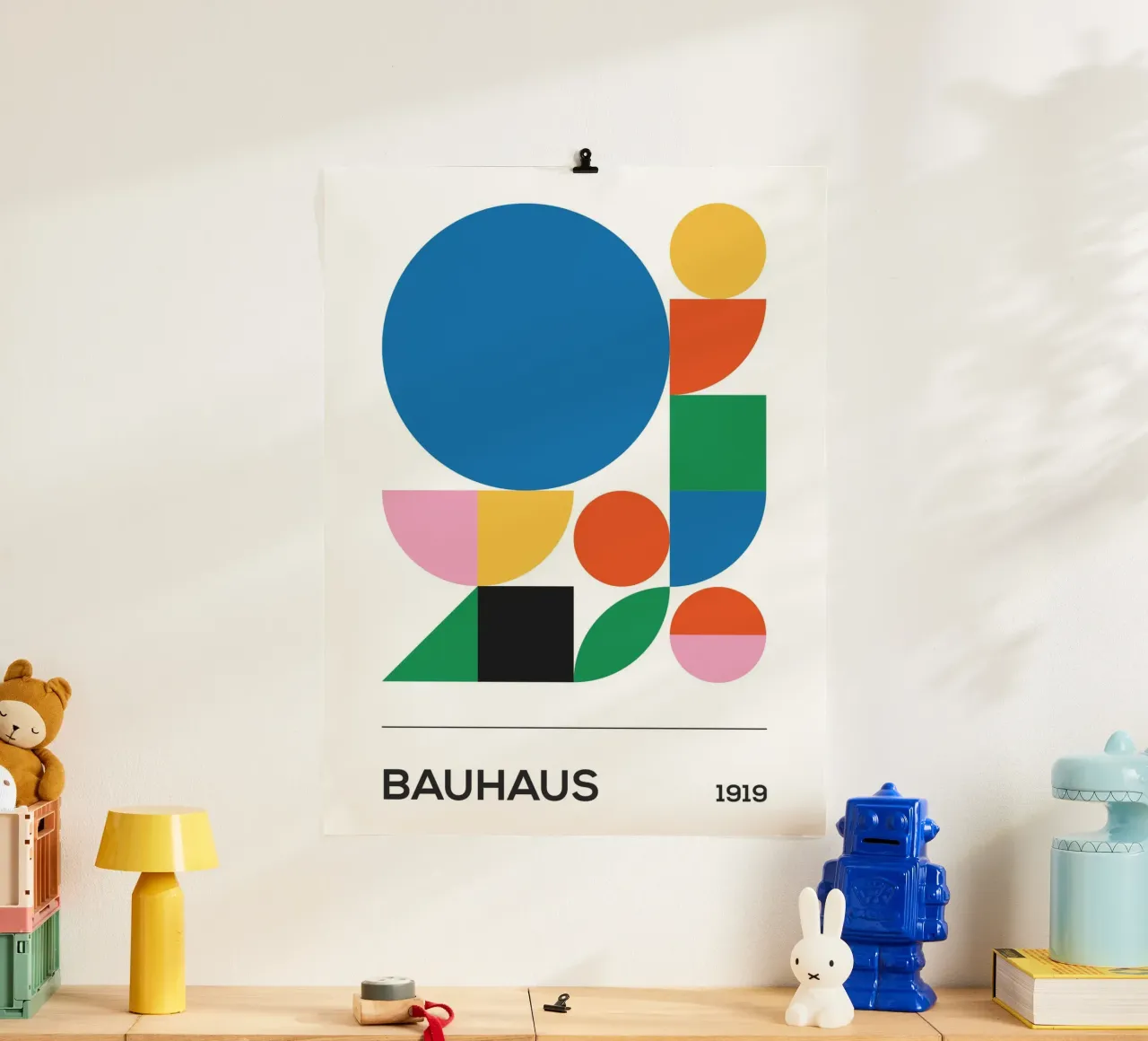 Affiche Bauhaus poster con telaio in plastica da Posutã