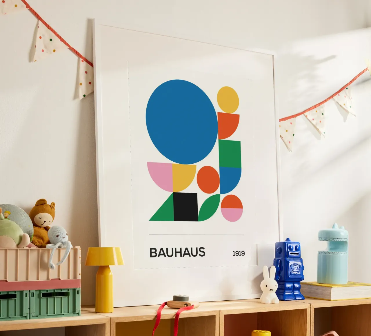 Affiche Bauhaus poster con telaio in plastica da Posutã