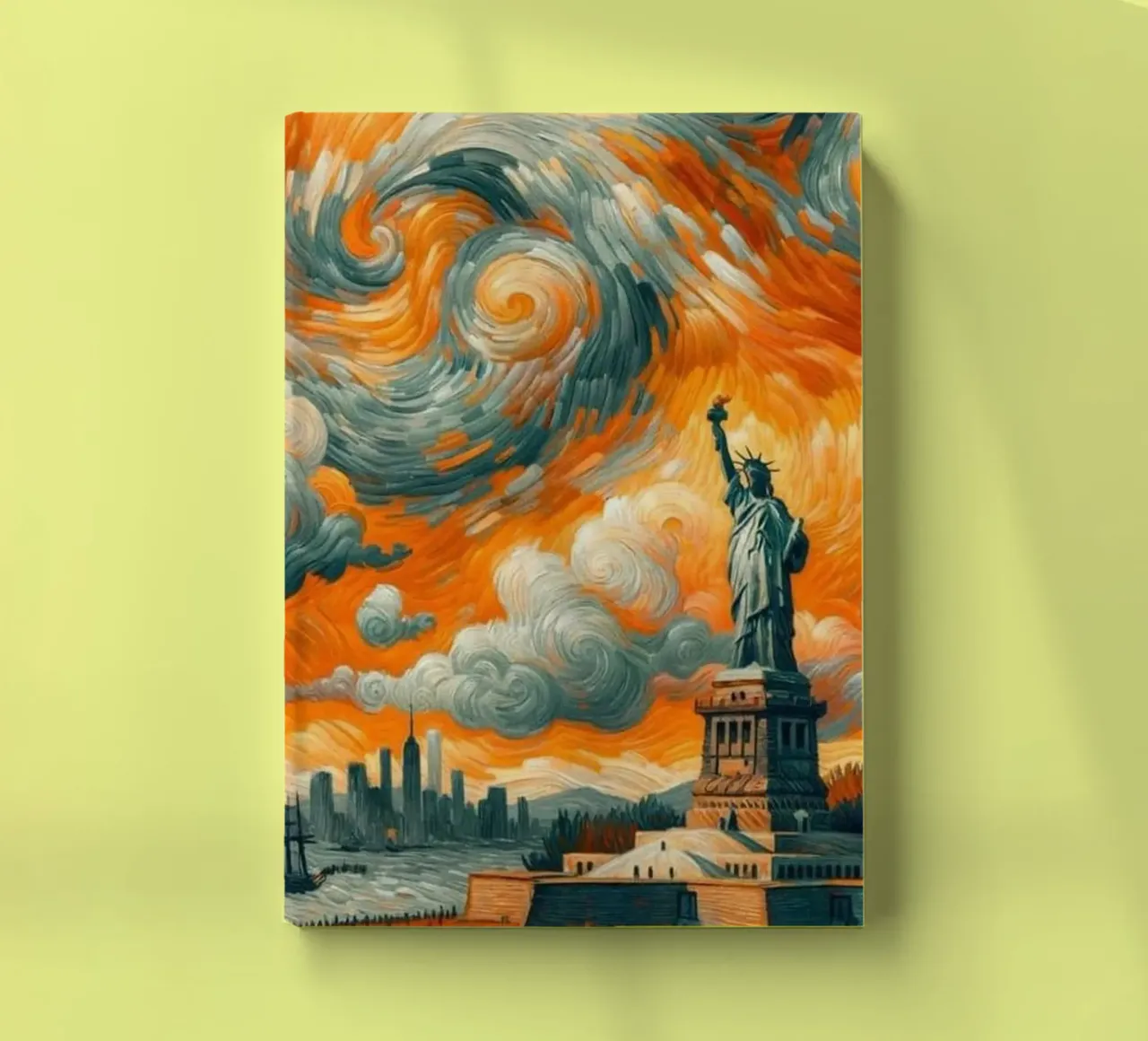 Sunrise in New York notebook by Waylons Studio