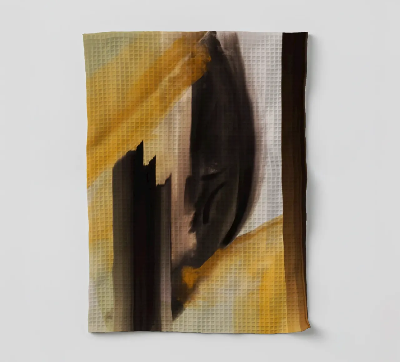 Abstract Oil Flow 14 tea towel by Little Dean