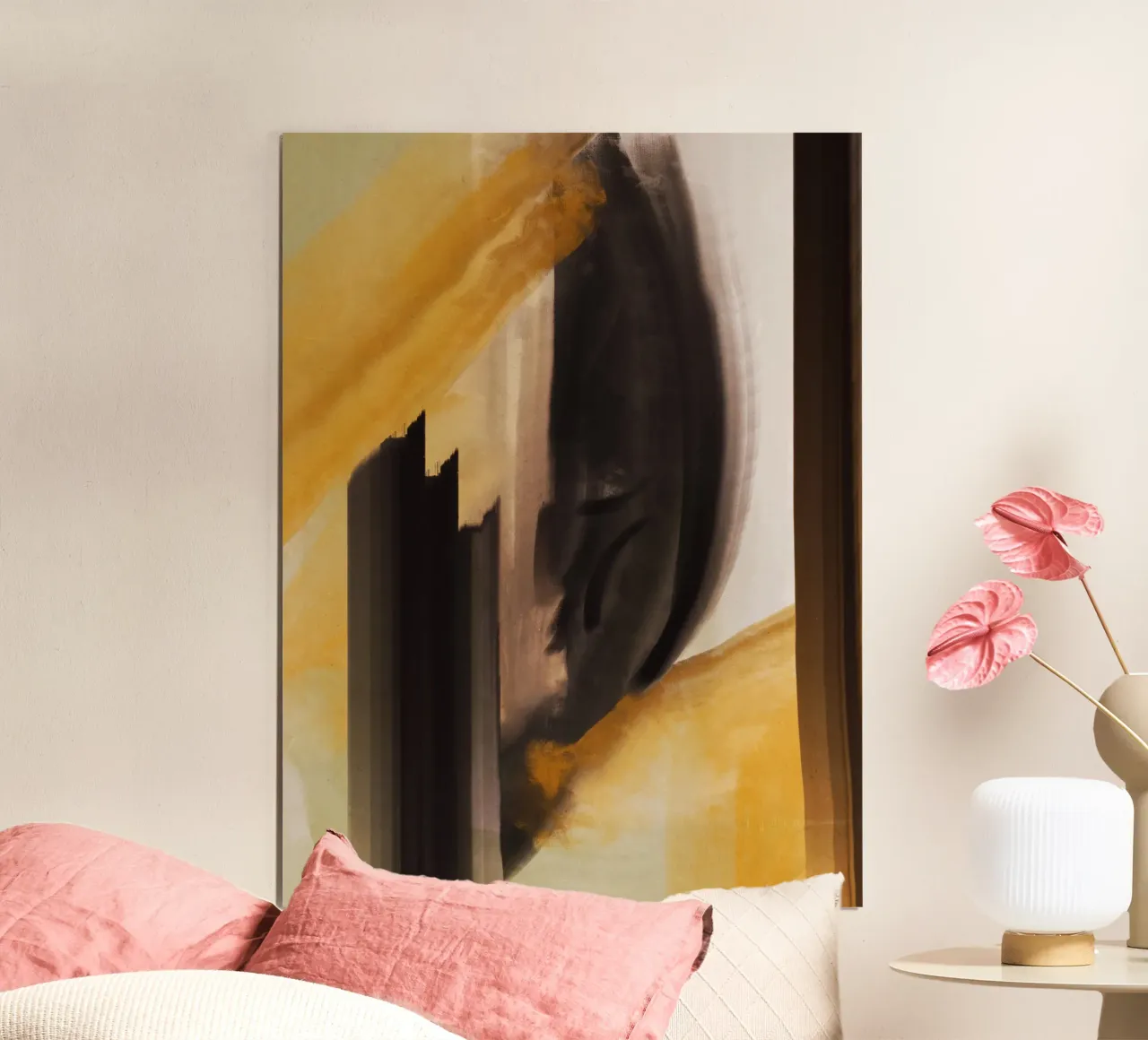 Flusso di olio astratto 14 poster con telaio in plastica da Little Dean
