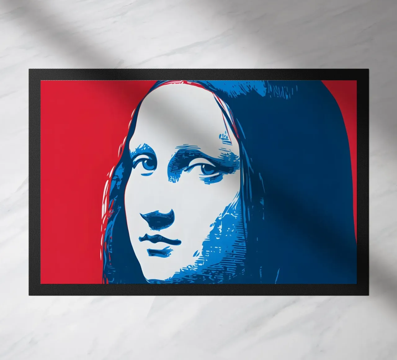 Mona Lisa in Pop Art zerbino da M-Ulrich-Digital Art
