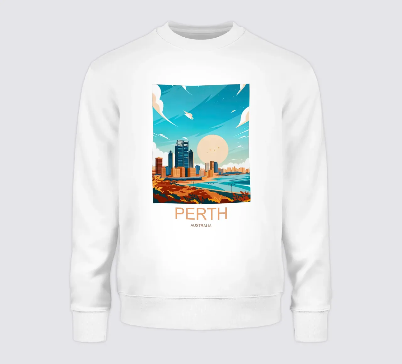Australia, Perth Viaggio d'epoca felpa da Liliestudio
