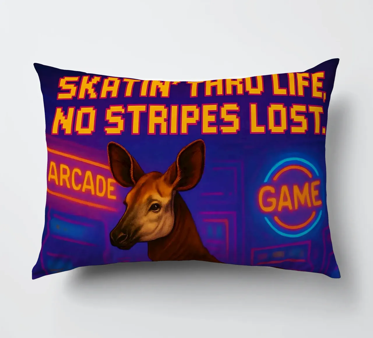 Memes divertenti sull'okapi cuscino da Funny Humor Art