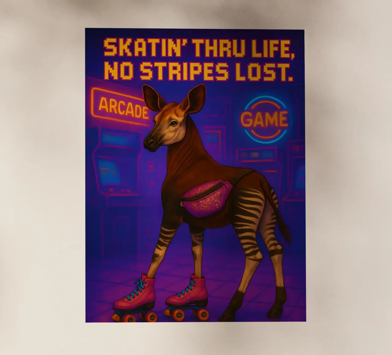 Memes divertenti sull'okapi pellicola backlit da Funny Humor Art