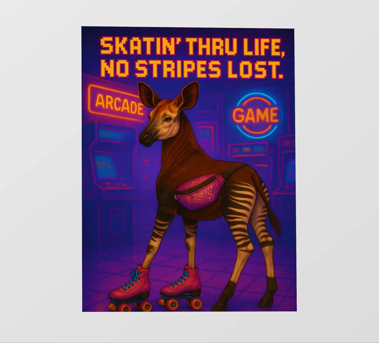 Memes divertenti sull'okapi pellicola backlit da Funny Humor Art